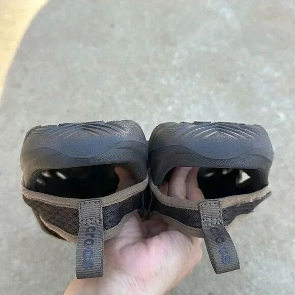 Crocs Swiftwater Mesh Closed Toe Deck Brown Sandals Men’s Size 7 main image 6